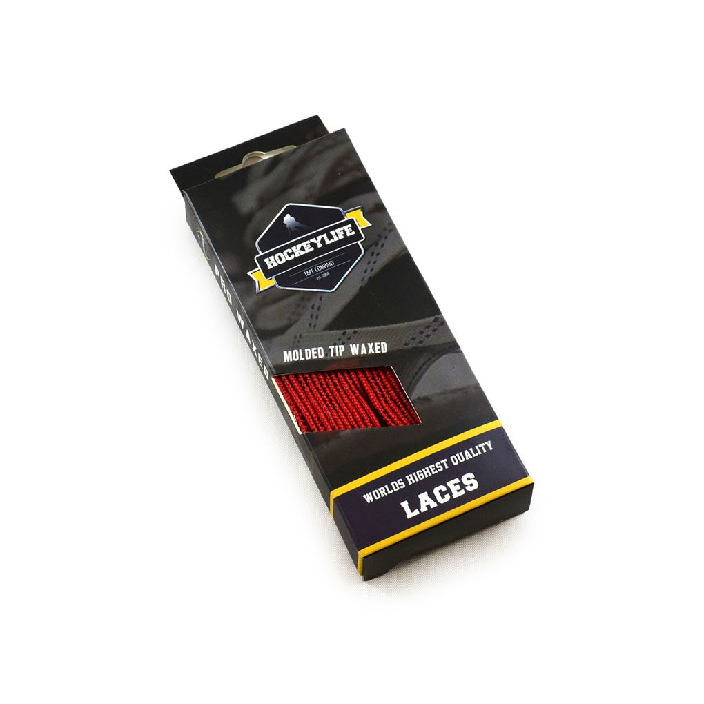 Howies Hockey Laces Red