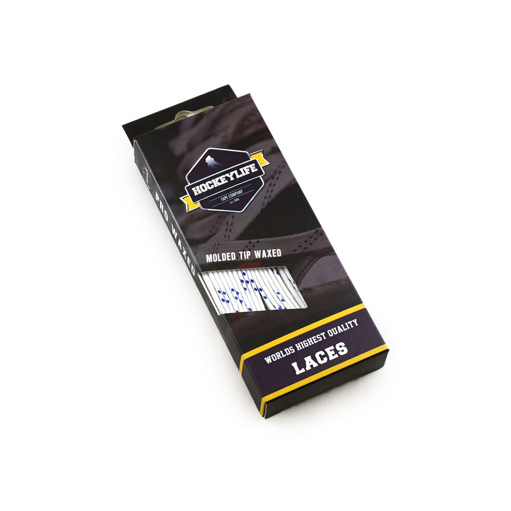 Howies Waxed Hockey Laces White