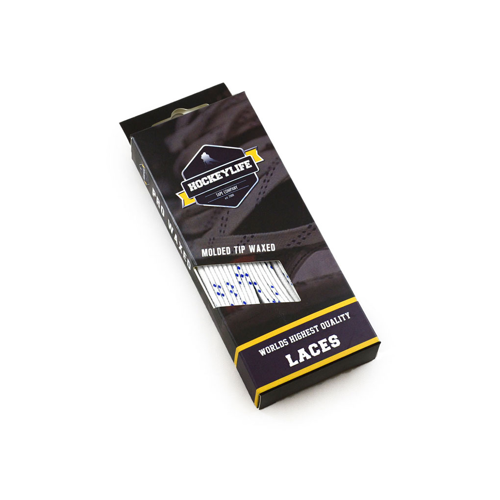Howies Waxed Hockey Laces White